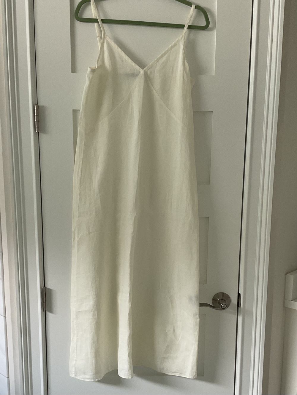 Jenni Kayne Breeze linen slip dress. Off White/Ecru color. Size XS.